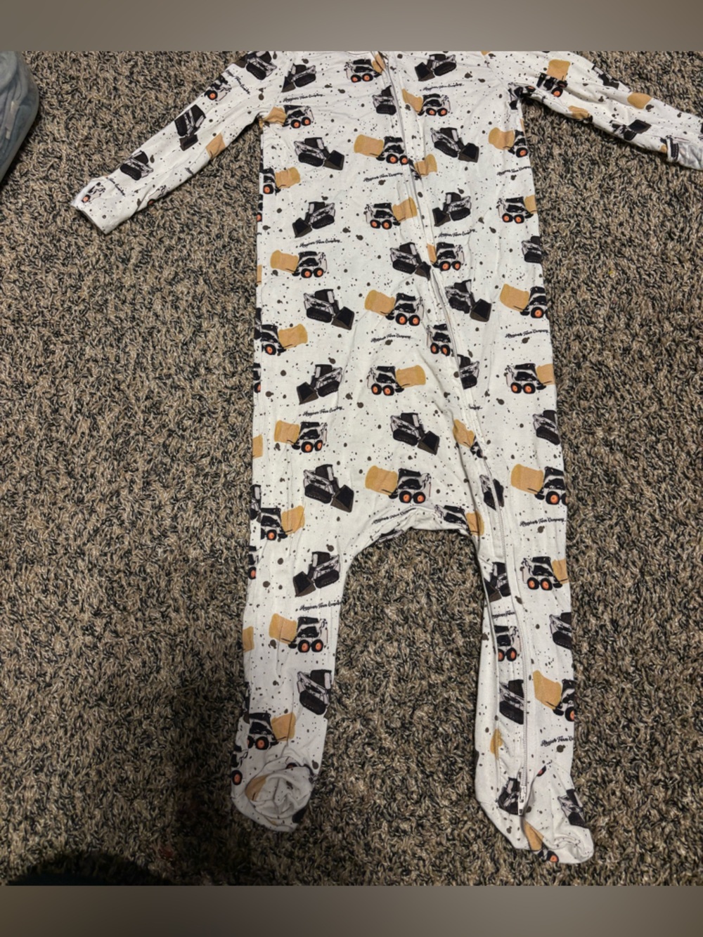 American Farm Company Skidloader Footie Pajamas